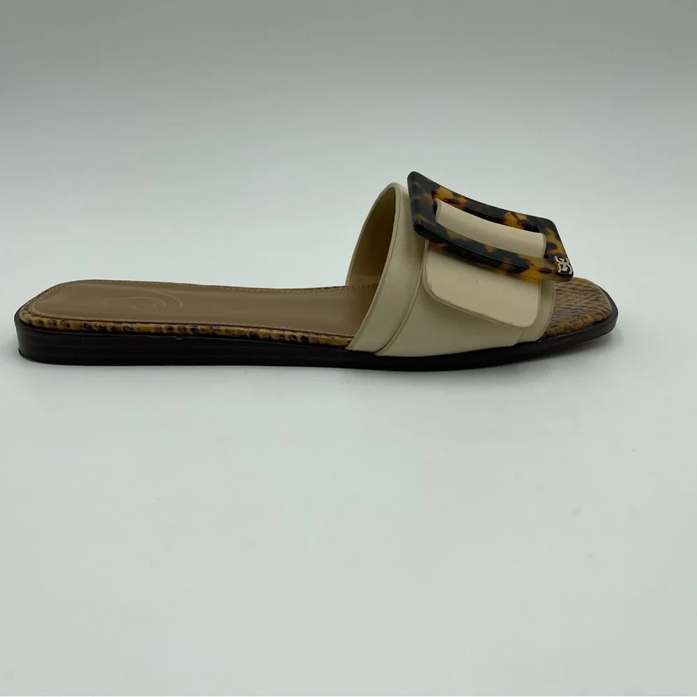 Sam Edelman Inez Slide-SZ 8M-Sand Leather Sandals- MSRP $120 - Picture 10 of 13